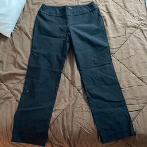 Nic+Zoe Classic Black Straight Leg Pant